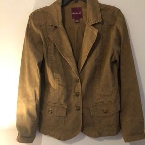 Oversized Blazer Gloria Vanderbilt Three Button